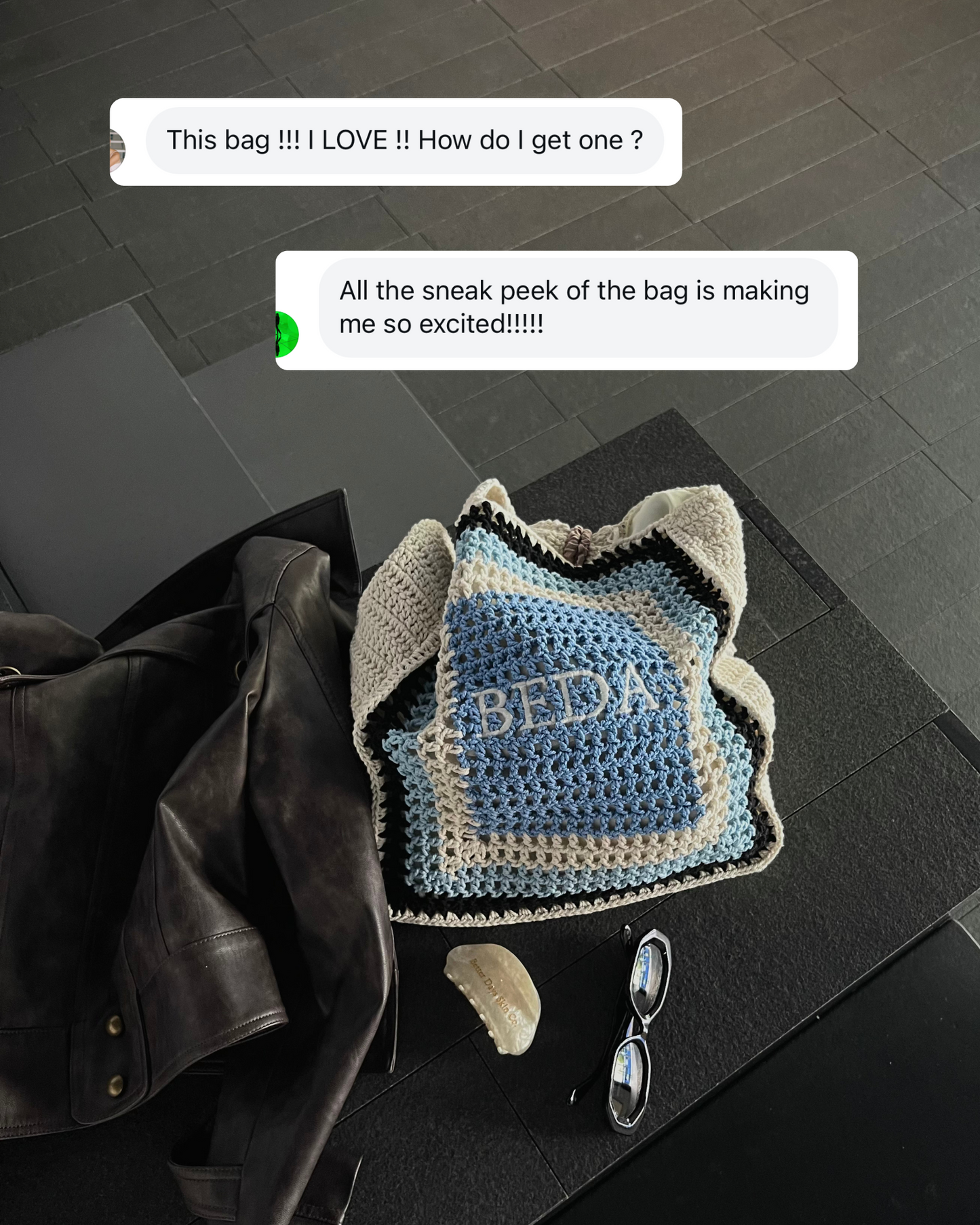 Holiday Crochet Tote