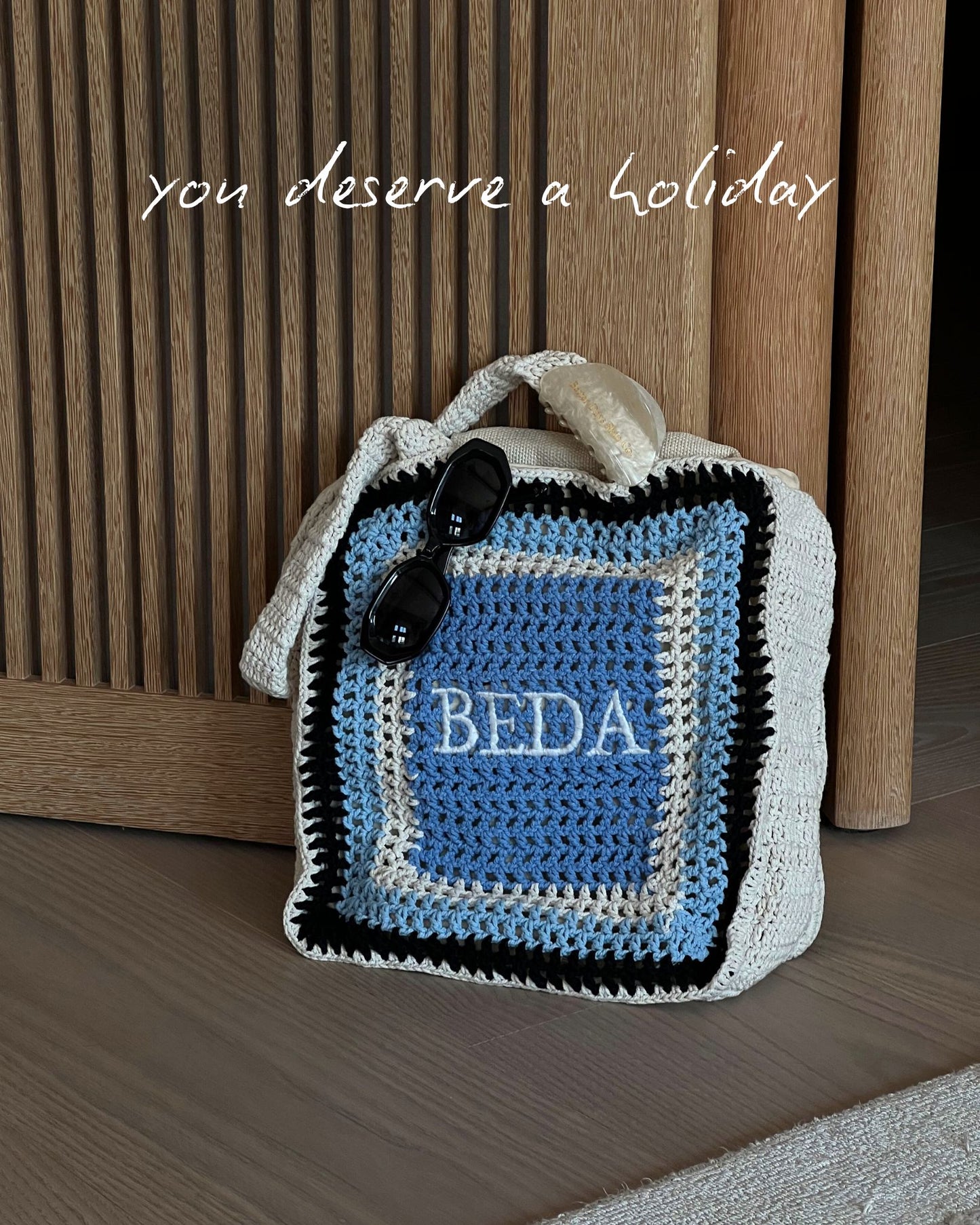 Holiday Crochet Tote