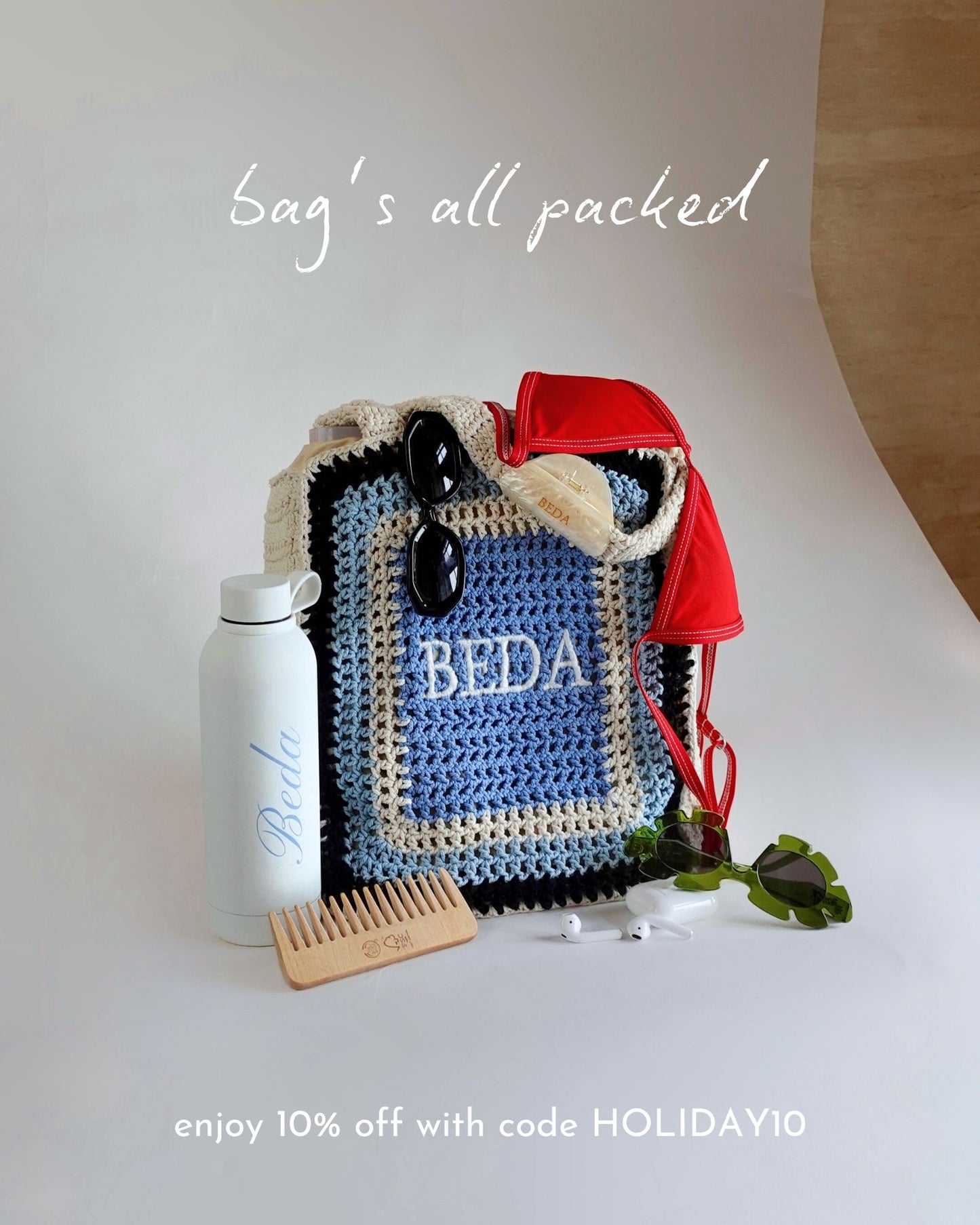 Holiday Crochet Tote