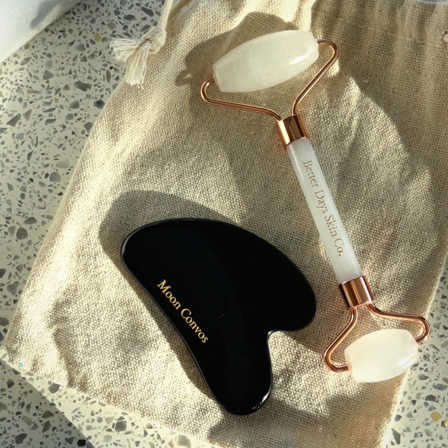 Better Days x Moon Convos Gua Sha & Roller Set