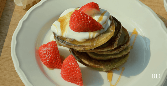 Matcha Tofu Protein Pancakes Recipe for Glowing Skin & Gut Health
