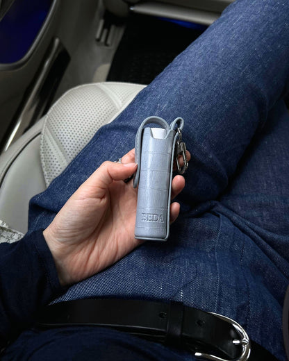 The Lip Case Leather Charm