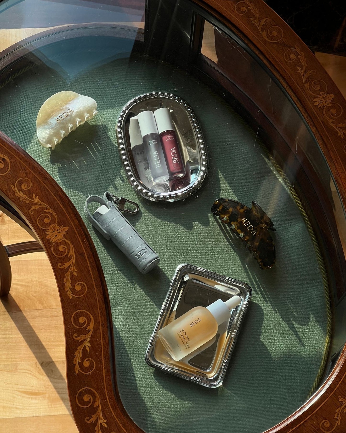 The Lip Case Leather Charm