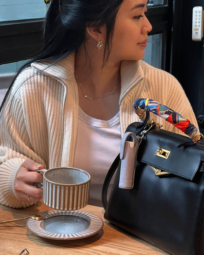 The Lip Case Leather Charm