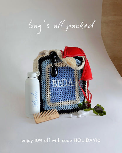 Holiday Crochet Tote