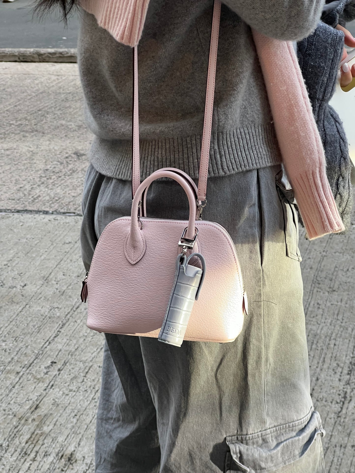 The Lip Case Leather Charm