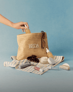 Raffia Travel Pouch