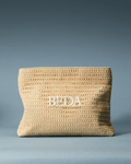 Raffia Travel Pouch