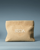 Raffia Travel Pouch