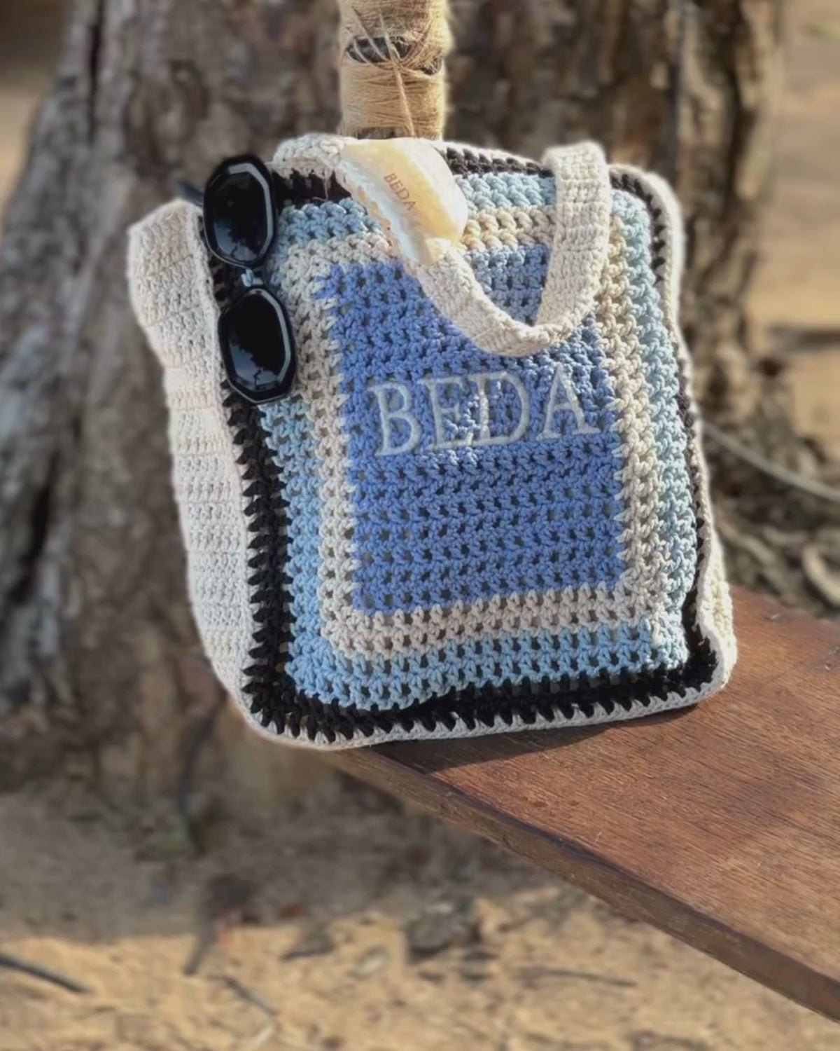 Holiday Crochet Tote